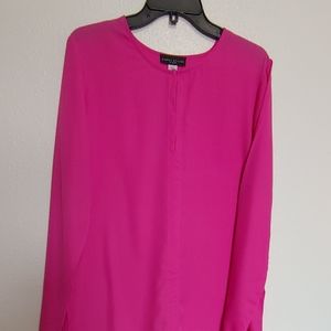 Elegant Pink Simply Styled Blouse